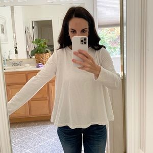 Eri + Ali white swing top.